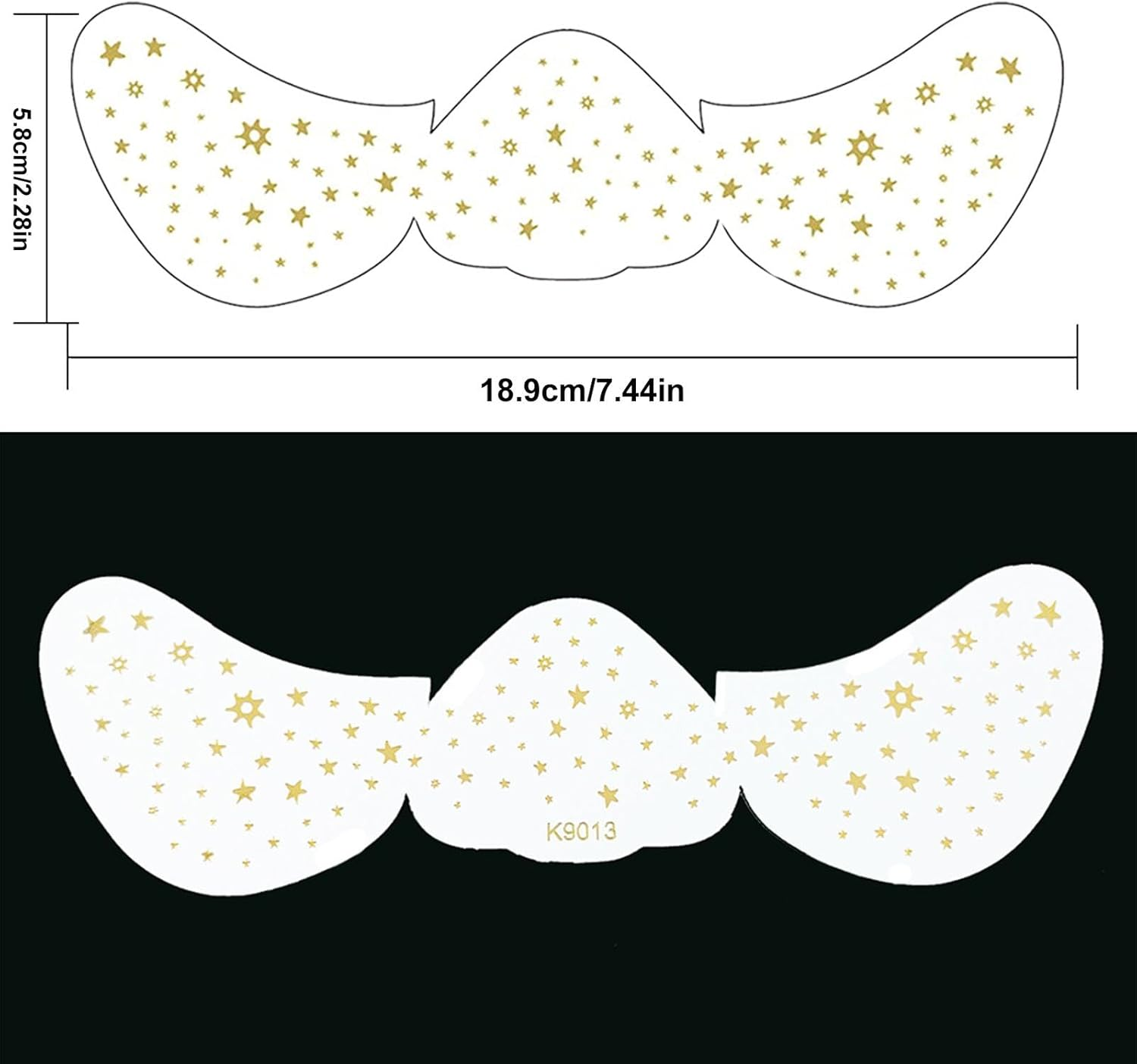 Gold Glitter Freckles Face Tatto | Stardust Speckle Makeup Patches | 10Pcs Temporary Fake Spots Makeup Sticker | Temporary Fake Freckles | Dancer Costume Accessory image number 6