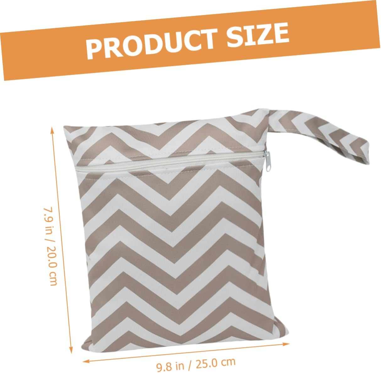 3Pcs Portable Diaper Bag Reusable Zipper Pouches for Boy Girl Supplies Convenient Storage for Wet Dry Diapers for Outdoor Travel Organizing image number 6