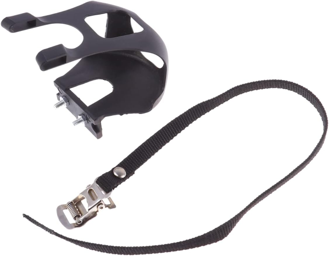 4 Pcs Bike Rack Support Strap Bike Pedal Straps Clips Replacement Rack S Exercise Mountain Toe Clips S Replacement Aluminum Alloy Support Belt image number 6