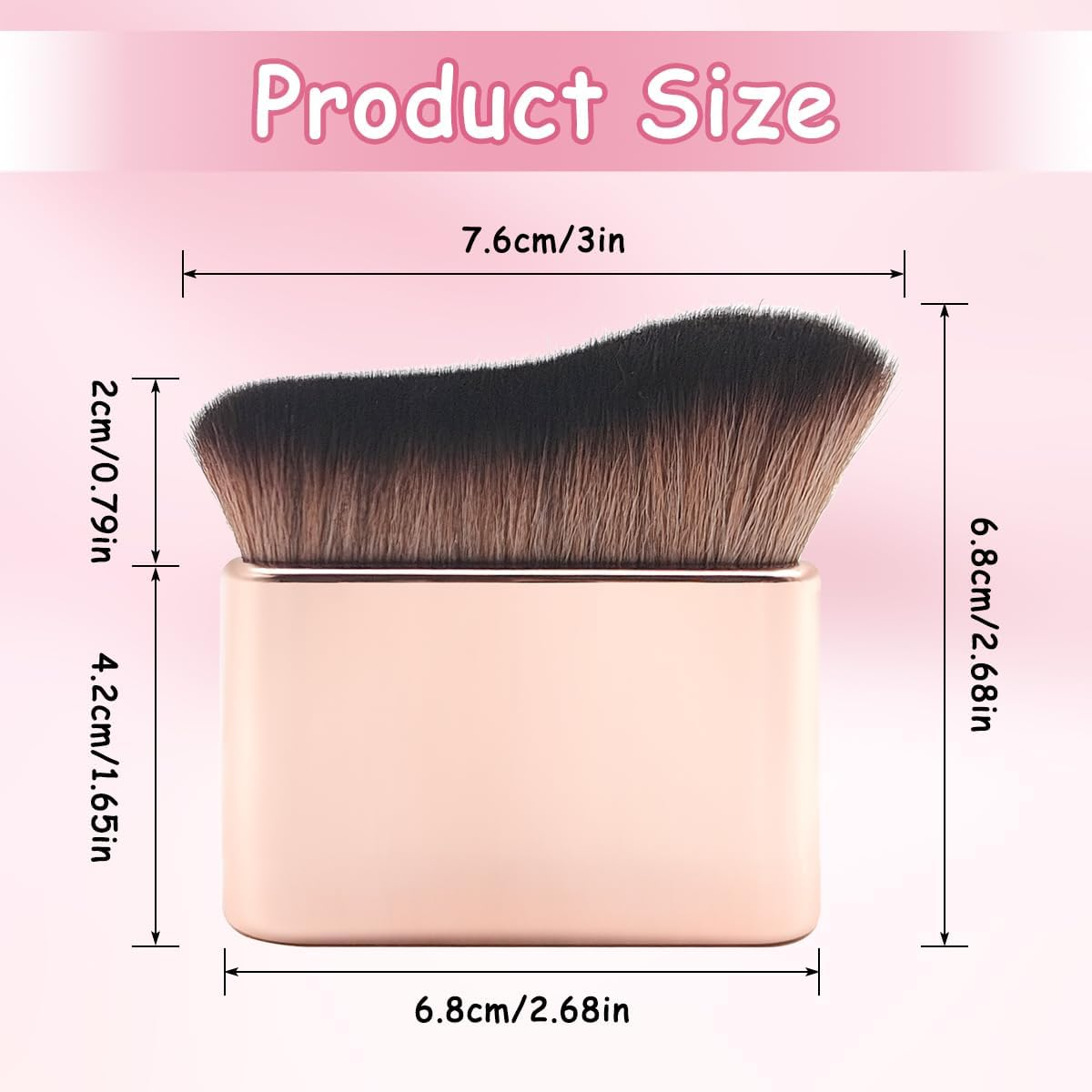 Self Tanning Blend Brush, Sonku Professional Self Tanner, Bronzer Brush Makeup Brush, Face and Body Brush image number 1