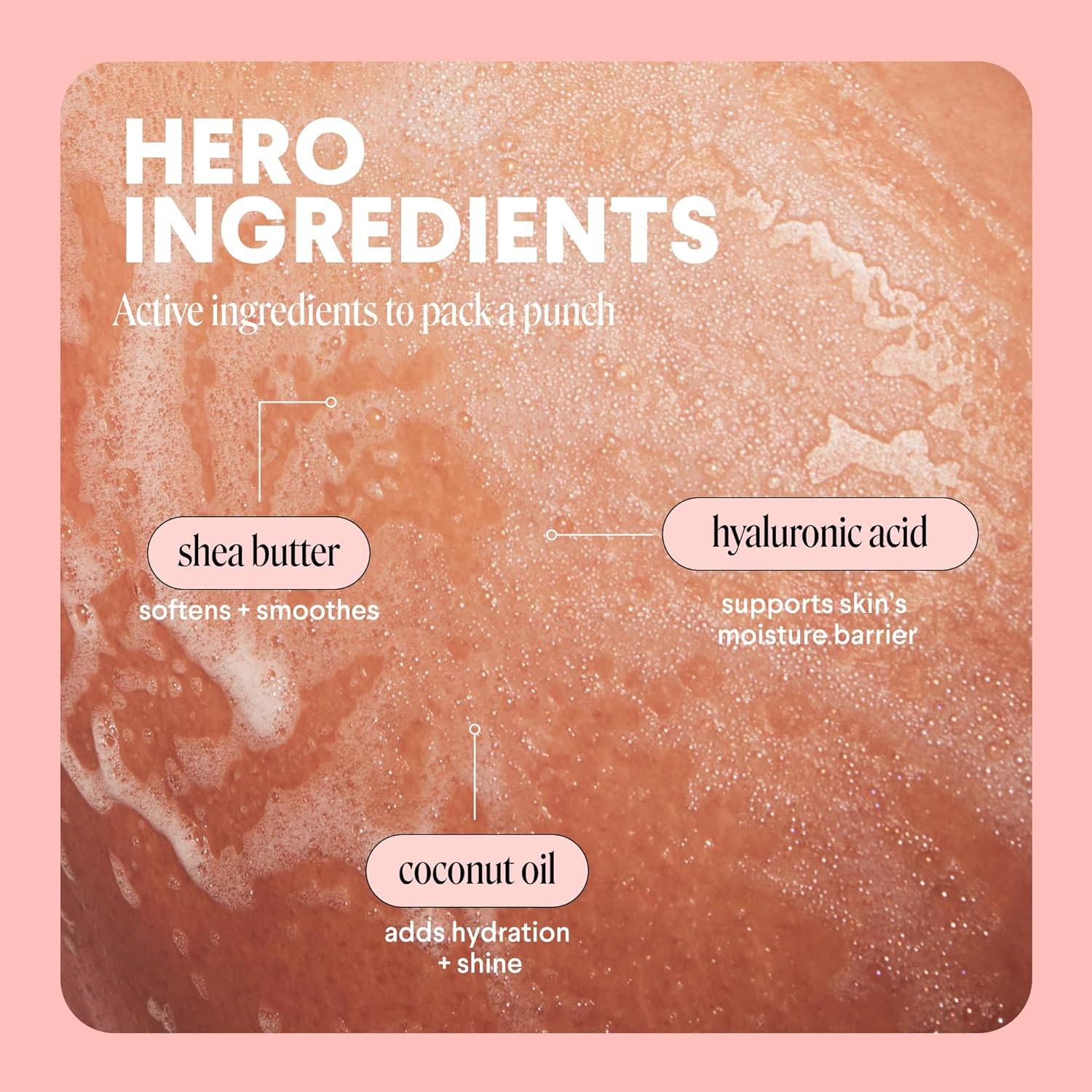 MONDAY Haircare MOISTURE Body Wash with Hyaluronic Acid, Shea Butter, Coconut Oil & Grapefruit Extract for Normal to Dry Skin image number 5