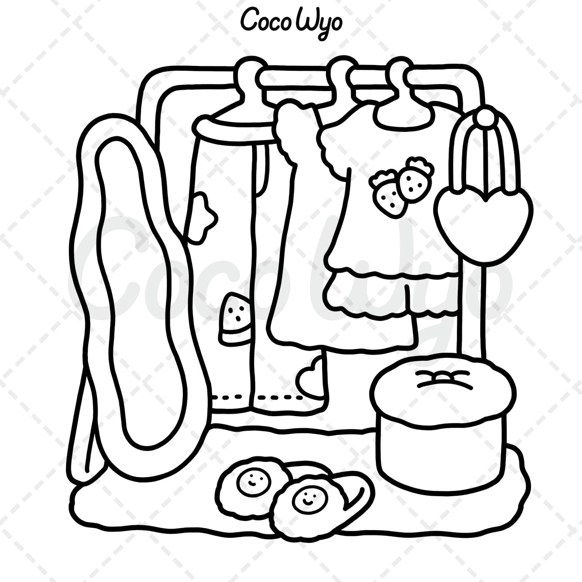 Self-Care: Relaxing Coloring Book for Girls and Adults with Cute and Easy Illustrations