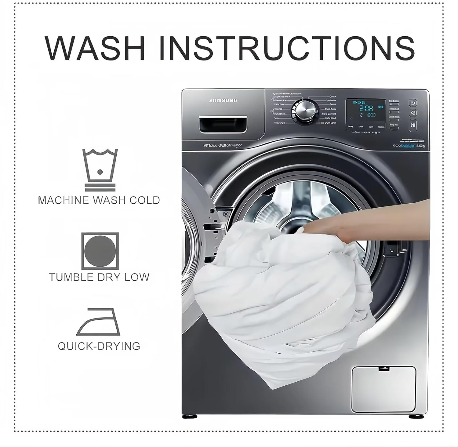 Tabeskly Kids Girls Bedding Set Single, Rainbow Cute Soft Zipper Childrens Full Bed 3 Piece Cover Duvet Quilt Covers and Pillowcases - Small Mildly Cosy Budget Bedclothes 135&times;200Cm image number 3