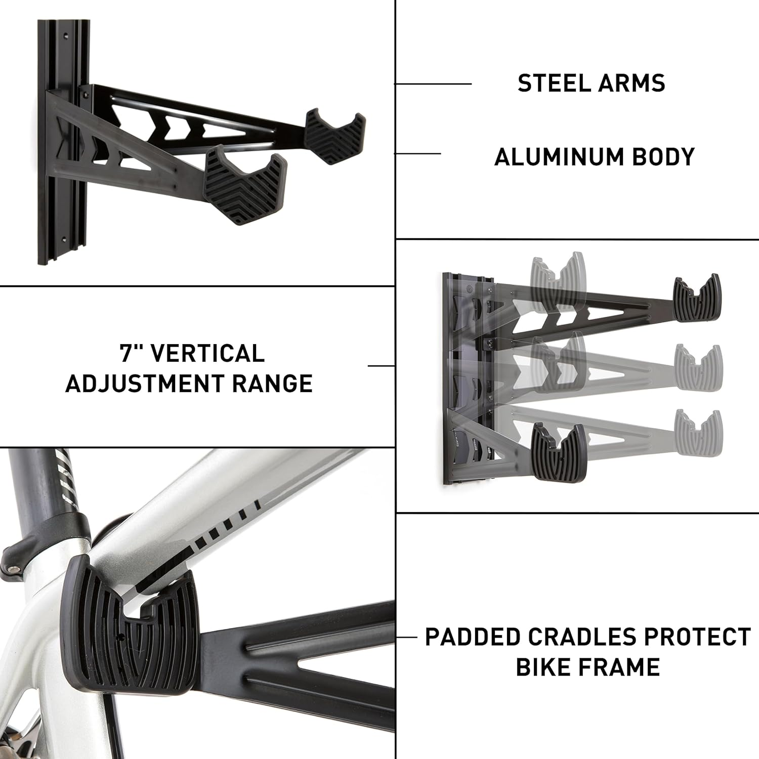 Feedback Sports Velo Wall Rack (Black) image number 5