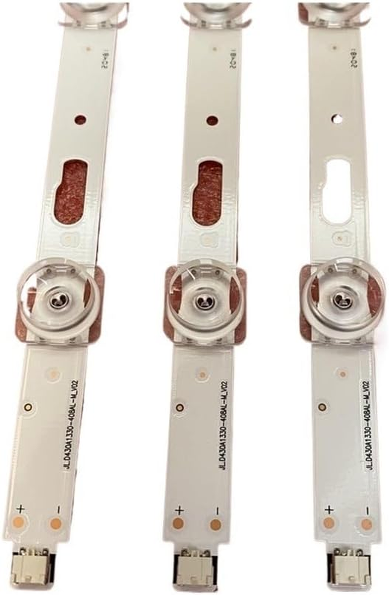 LED Strip Fit for Samsung TV UE43TU8000K UN43TU6900 UE43TU8002 UE43TU8005K UE43TU8072 UE43TU8072U CY-BT043HGER1V UE43TU8002K(2 Kit for 2 TV) image number 1