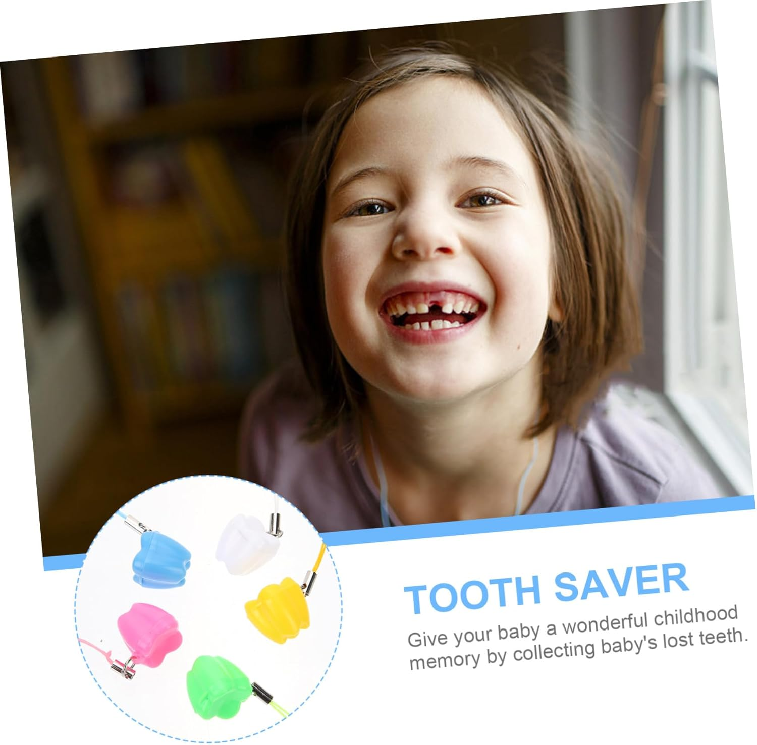30Pcs Boys and Girls Tooth Holders Reusable Tooth Necklace Saver Professional Boy Girl'S image number 5