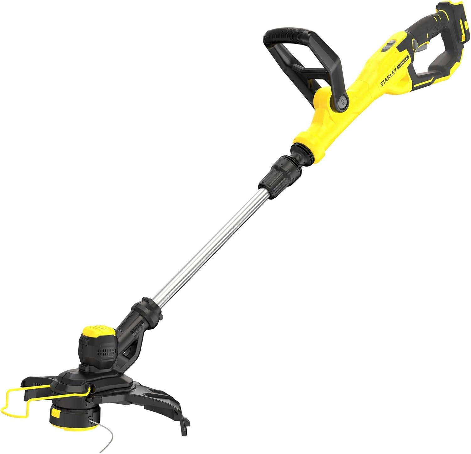 STANLEY FATMAX V20 | 18V String Trimmer - Large 33Cm Cutting Swath, Automatic 1.6Mm Line Feed, Variable Speed, 2.4Kg Lightweight Design, Gear-Driven Transmission for Increased Torque, Bare Unit image number 2