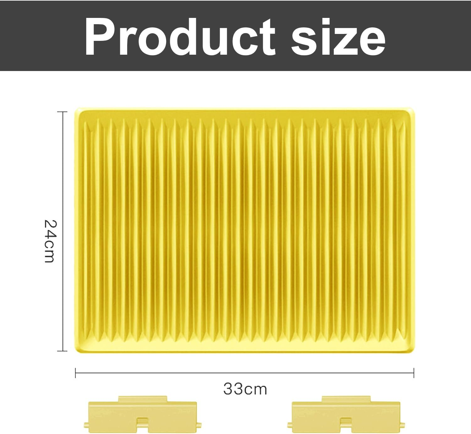 Cat Litter Tray Mat, Waterproof Cat Litter, 34 X 24 X 1 Cm, Honeycomb Design, Double Layer Design, Honeycomb, Cat Litter Tray, Cat Litter Mat, Litter Control image number 2