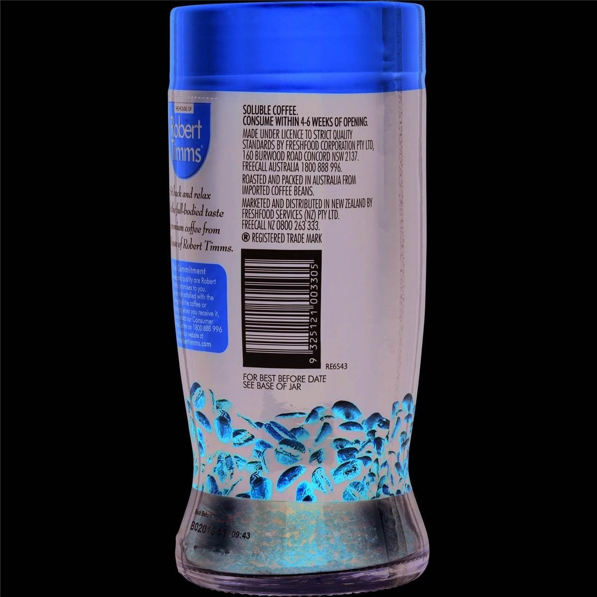 Robert Timms Full Bodied Granulated Instant Coffee 200 G