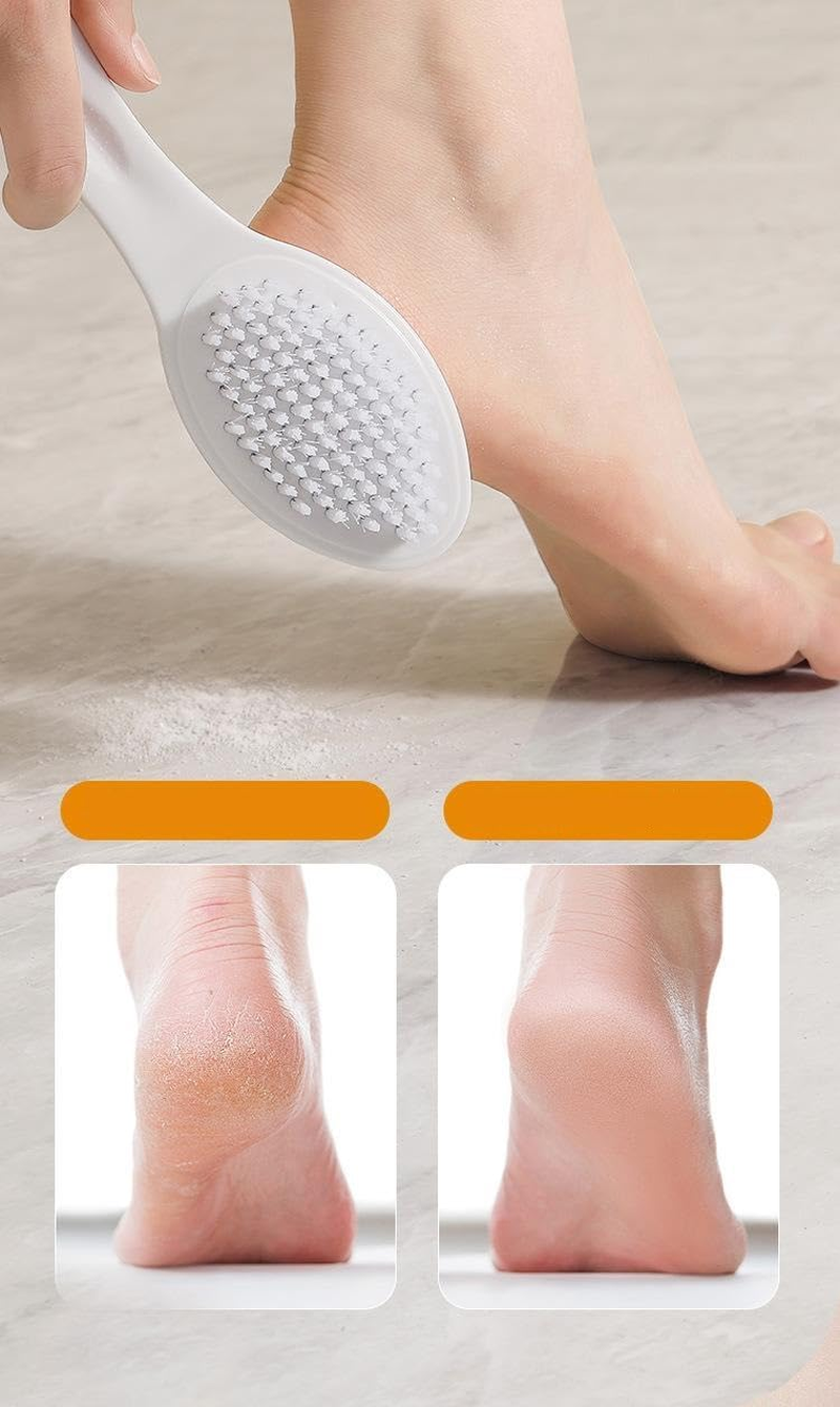 Double Sided Exfoliating Foot Grinder Heel Foot File, Calluses Foot Rub, Brush and Grind Foot Stones