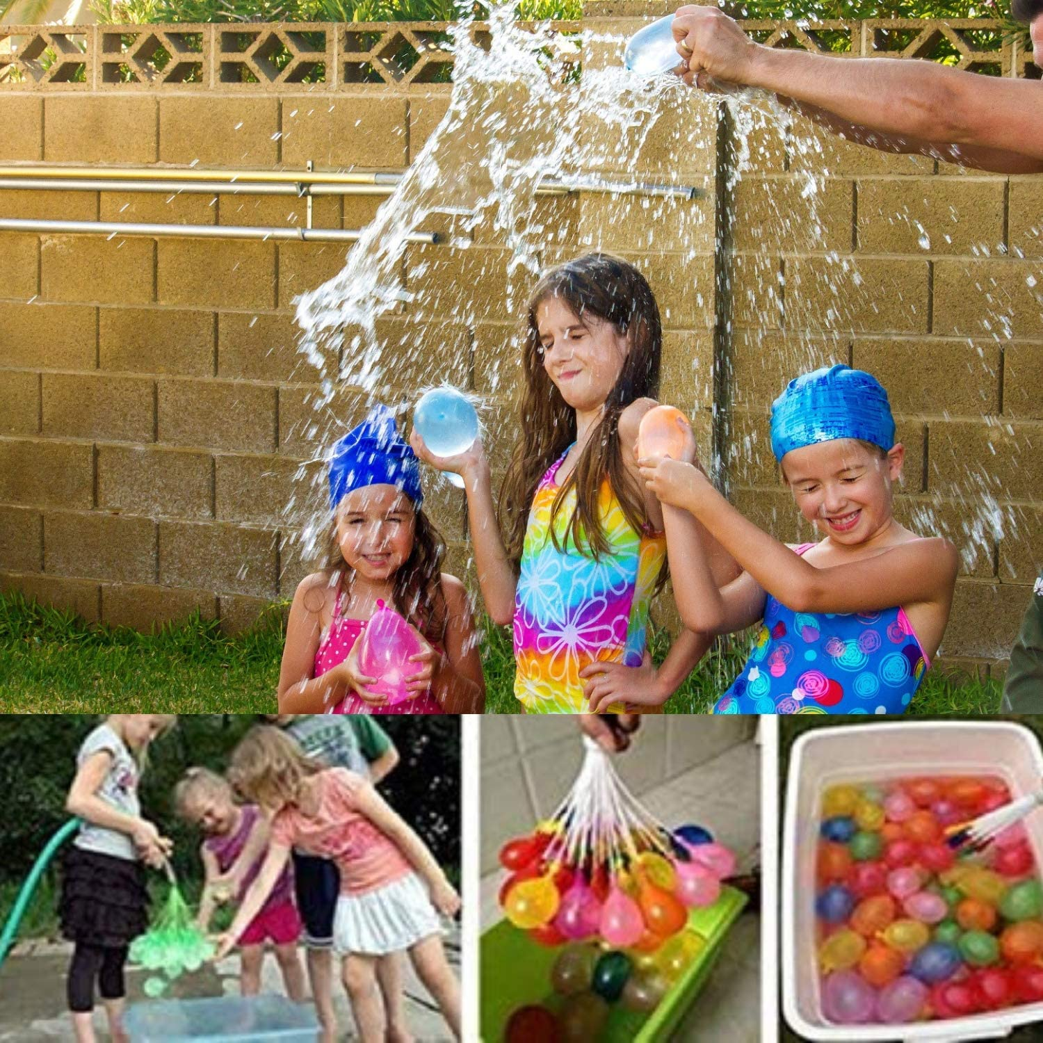 SHOPPY Water Balloons (Pack of 555), Self-Sealing Bunch of Water Balloons Pack-Rapid Filling in Just 60 Sec, Assorted Colors, Bio-Degradable, Scent Free, Outdoor Fun for Kids and Adults image number 6