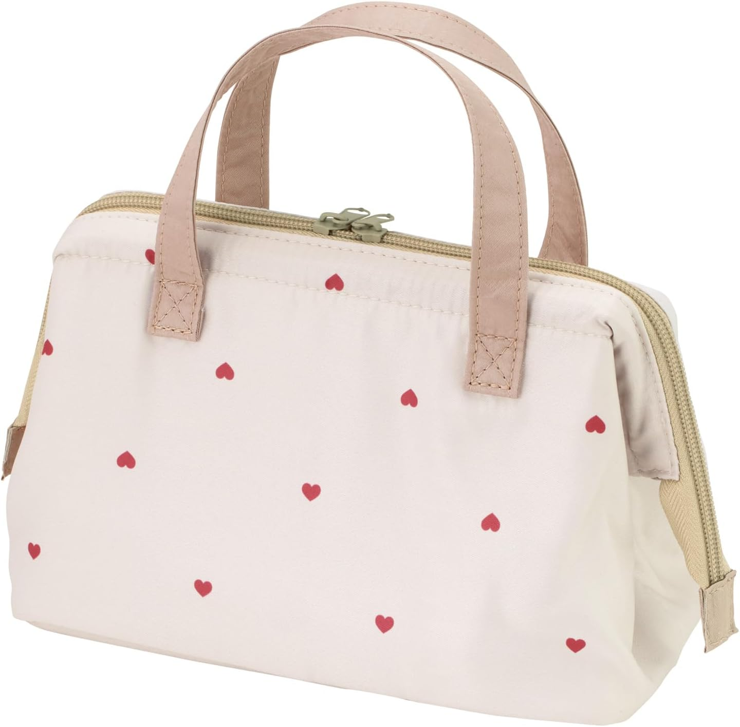 Skater KGA1-A Lunch Bag, Cold Insulation, Gusset, Women'S, Disney, Winnie the Pooh, Hug & Heart image number 1