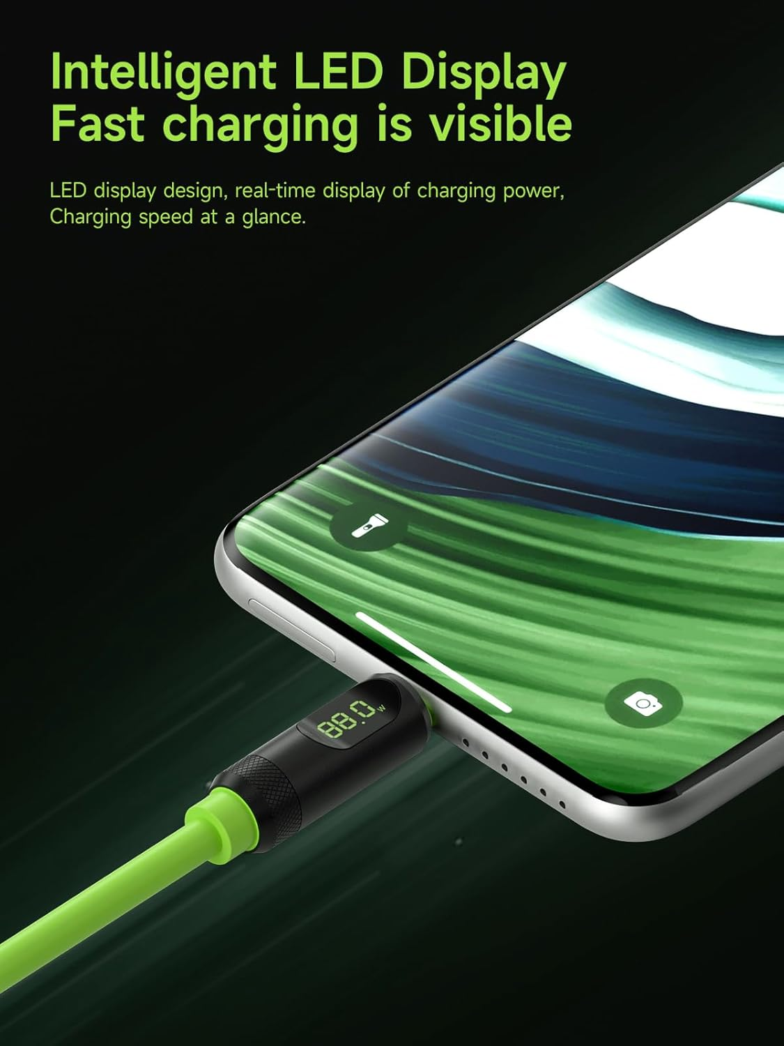 Hagibis USB 4 Cable, LED Display USB C 240W Fast Charging Cable with 8K@60Hz 40Gbps Data Transfer Thunderbolt 4/3 Video Cord for Iphone 17 16 15 Pro Max, Ipad, Macbook Pro Air image number 5