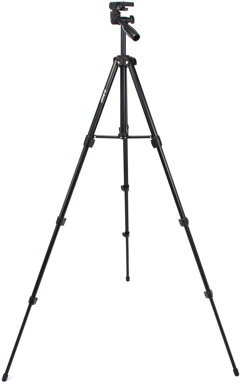SVBONY SV101 Tripod Camera 54In Travel Compact Lightweight Aluminumtripod Spotting Scope with Carry Bag Travel Tripod Compatible