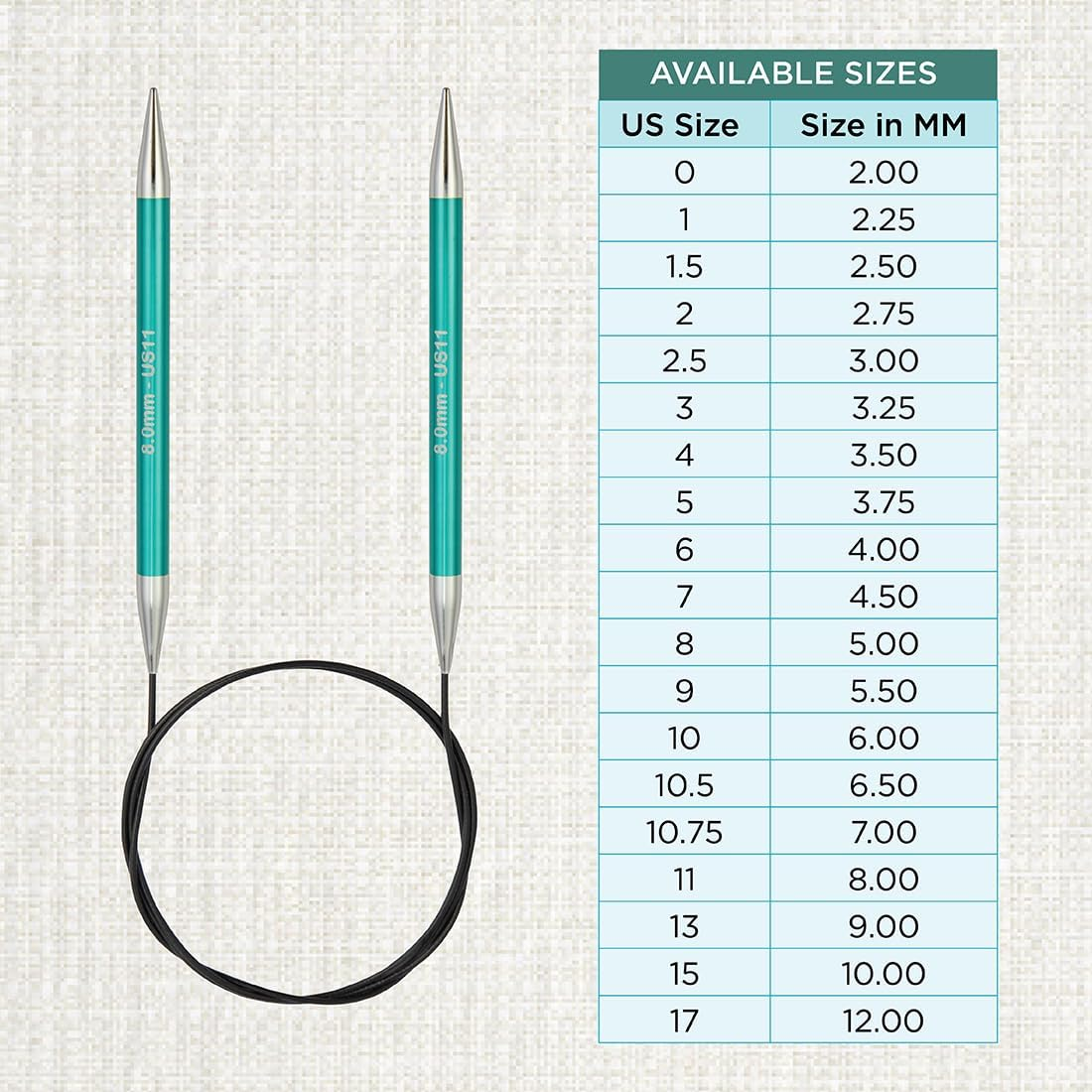 Knitpro Zing Fixed Circular Needles 40" (100Cm) | Size 8.00Mm image number 3
