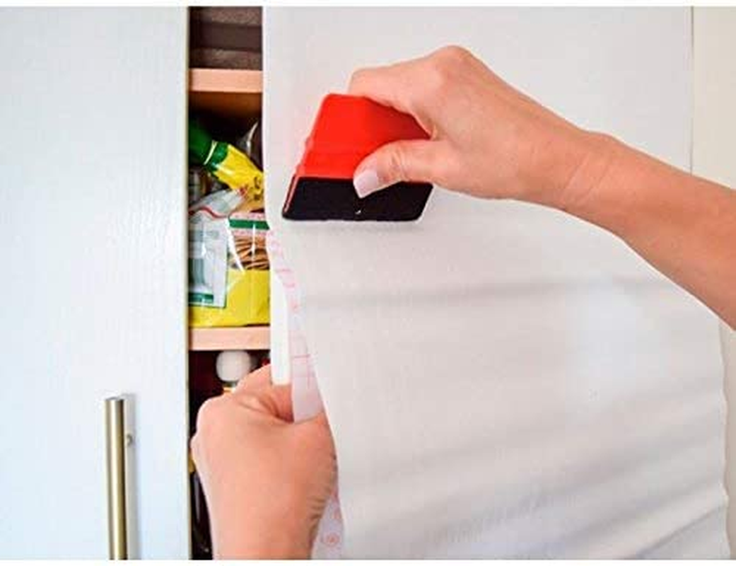 D-C-Fix 346-0011-2PK Decorative Self-Adhesive Film, Glossy White, 17" X 78" Roll, 2-Pack image number 1