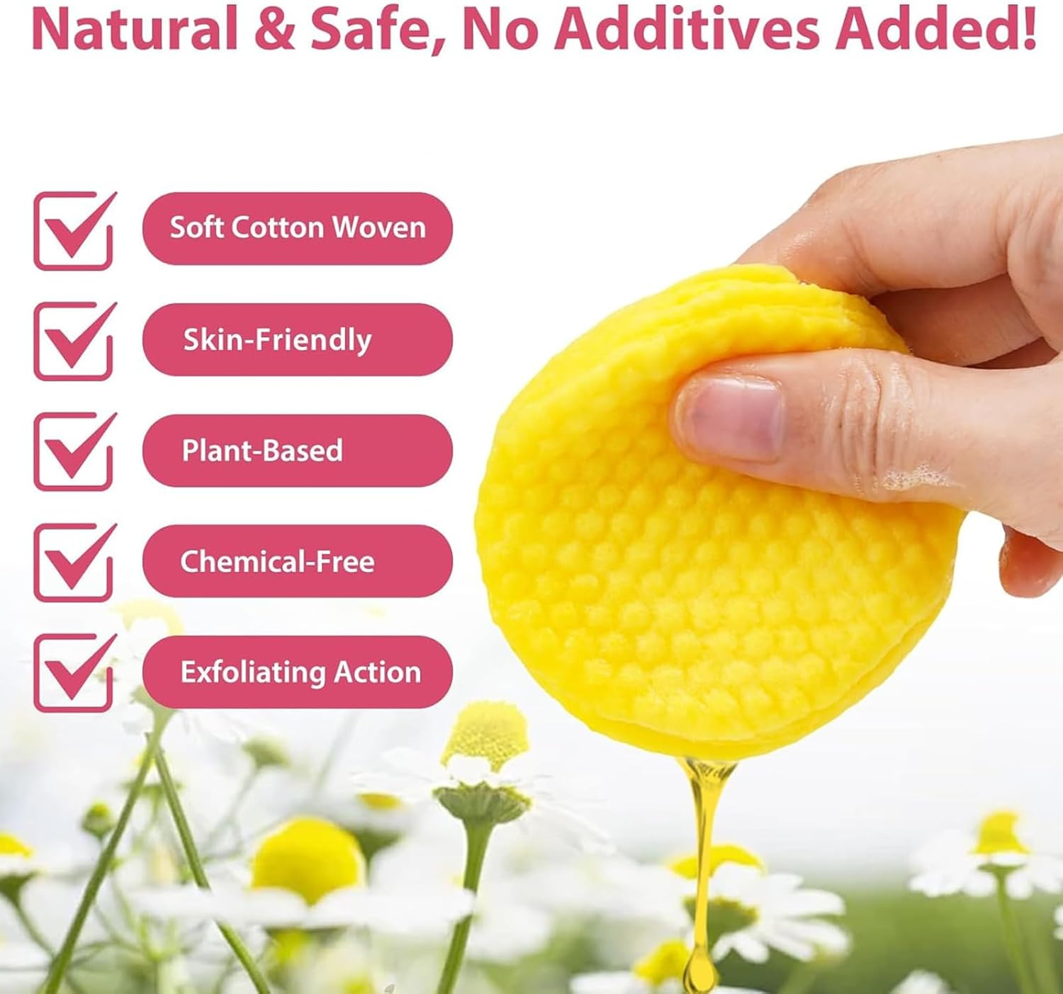 Eveloria Turmeric Cleansing Pads, Sensure Turmeric Kojic Acid Pads, Neosly Turmeric Kojic Acid Pads, Turmeric Exfoliating Pads image number 1