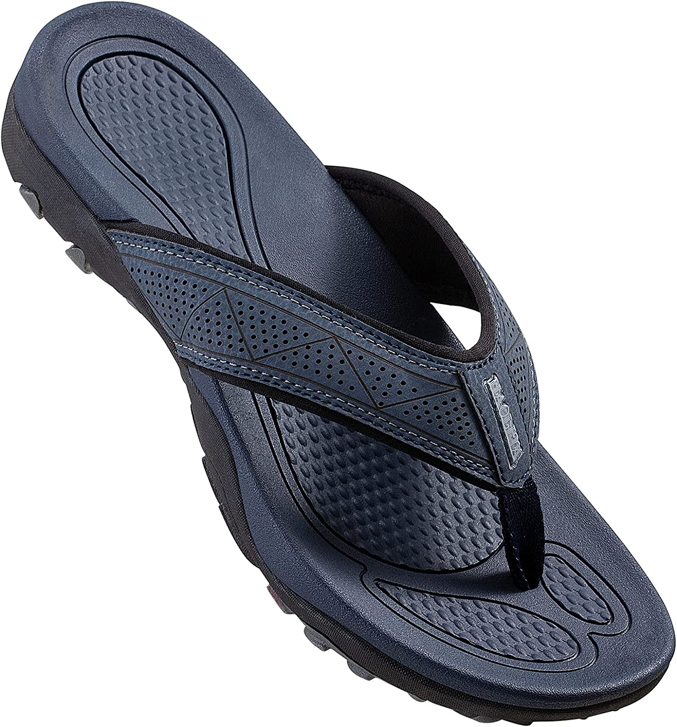 HAOLIRA Mens Sport Flip Flops Summer Beach Thong Sandals Non-Slip Slippers with Arch Support