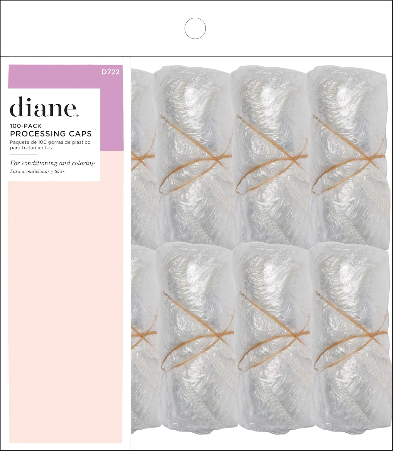 Diane Hair Processing Caps 100 Pack, Clear image number 4