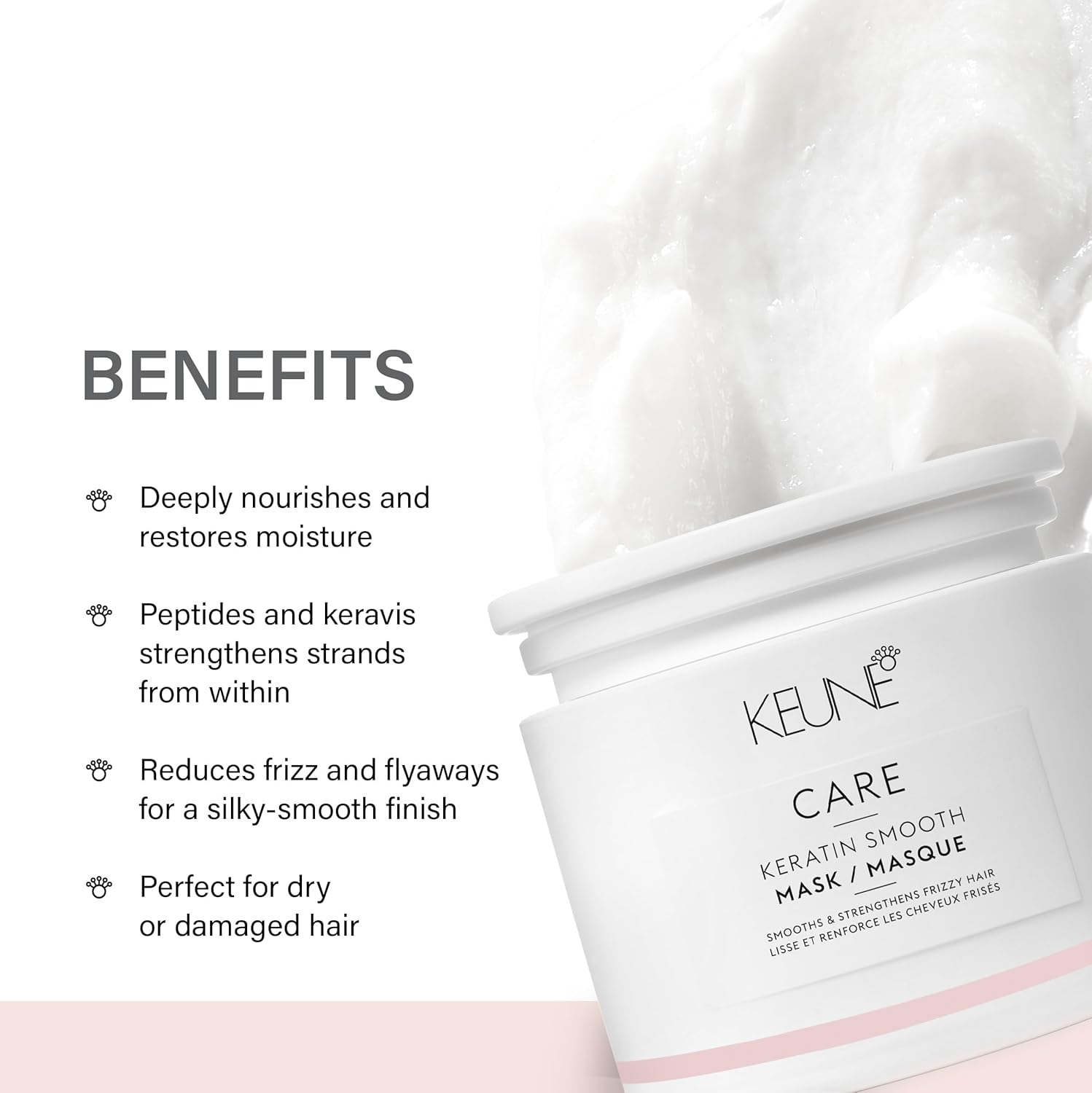 Keune Care Keratin Smooth Mask, 6.8 Fl Oz