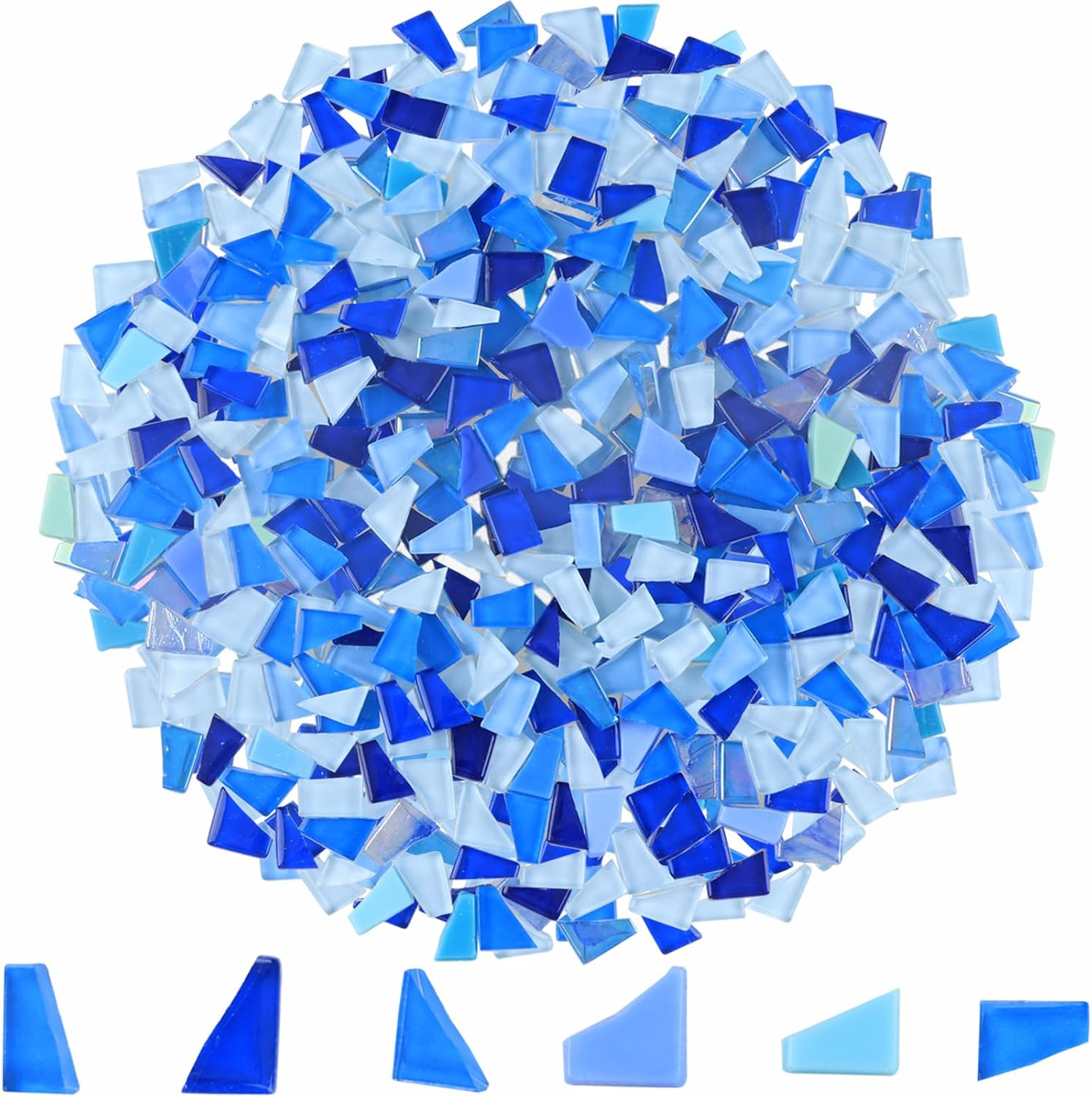 1.1 Lb Irregular Mosaic Tiles for Crafts Bulk Broken Tile Pieces Mixed Shapes Stained Scraps Adults Beginners DIY Coaster Making Supplies Hobbies Vases Pink Series