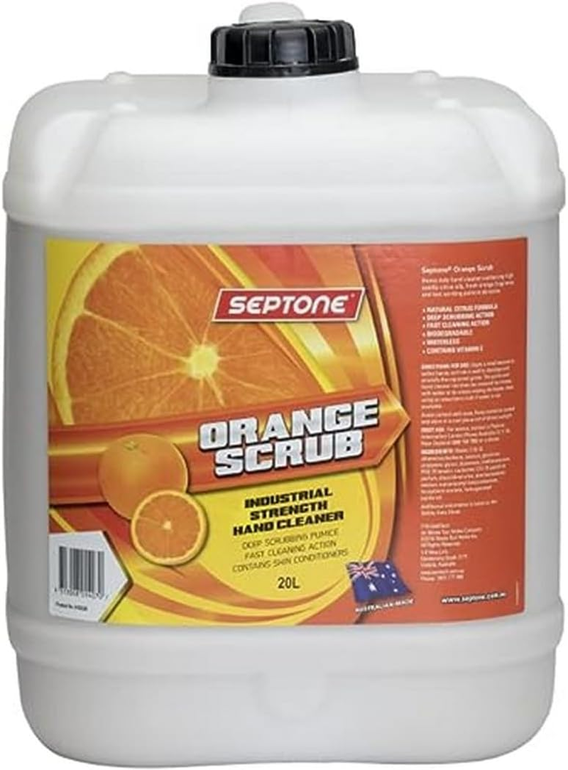 Septone Refill Orange Scrub Hand Cleaner, 20 Litre