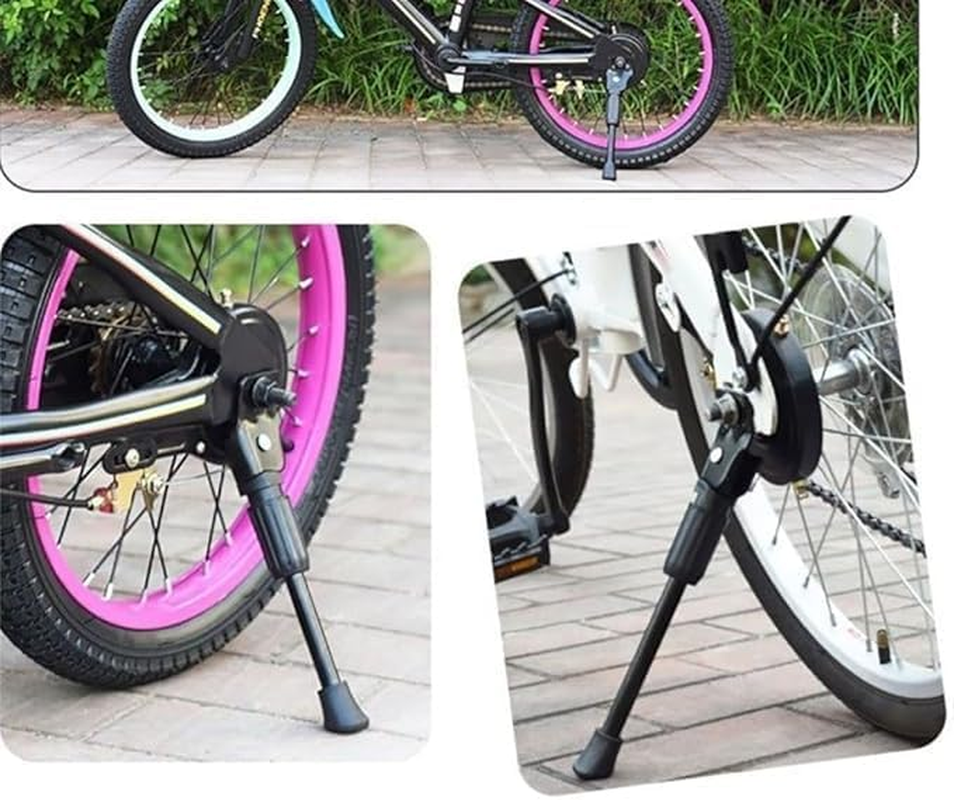 Sturdy Kickstand for 14-18 Inch Kids Bike | Anti-Slip Bicycle Side Stand for Mountain, Road, and Sports Bike | Easy to Install Bike Stand image number 2