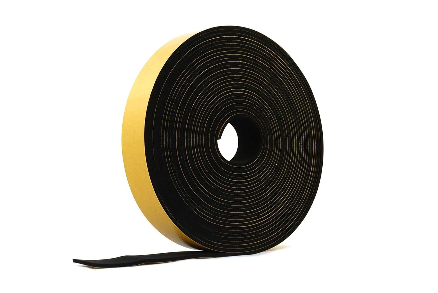 Neoprene Rubber Black Self-Adhesive Sponge Strip 12Mm Wide X 3Mm Thick X 10M Long image number 1