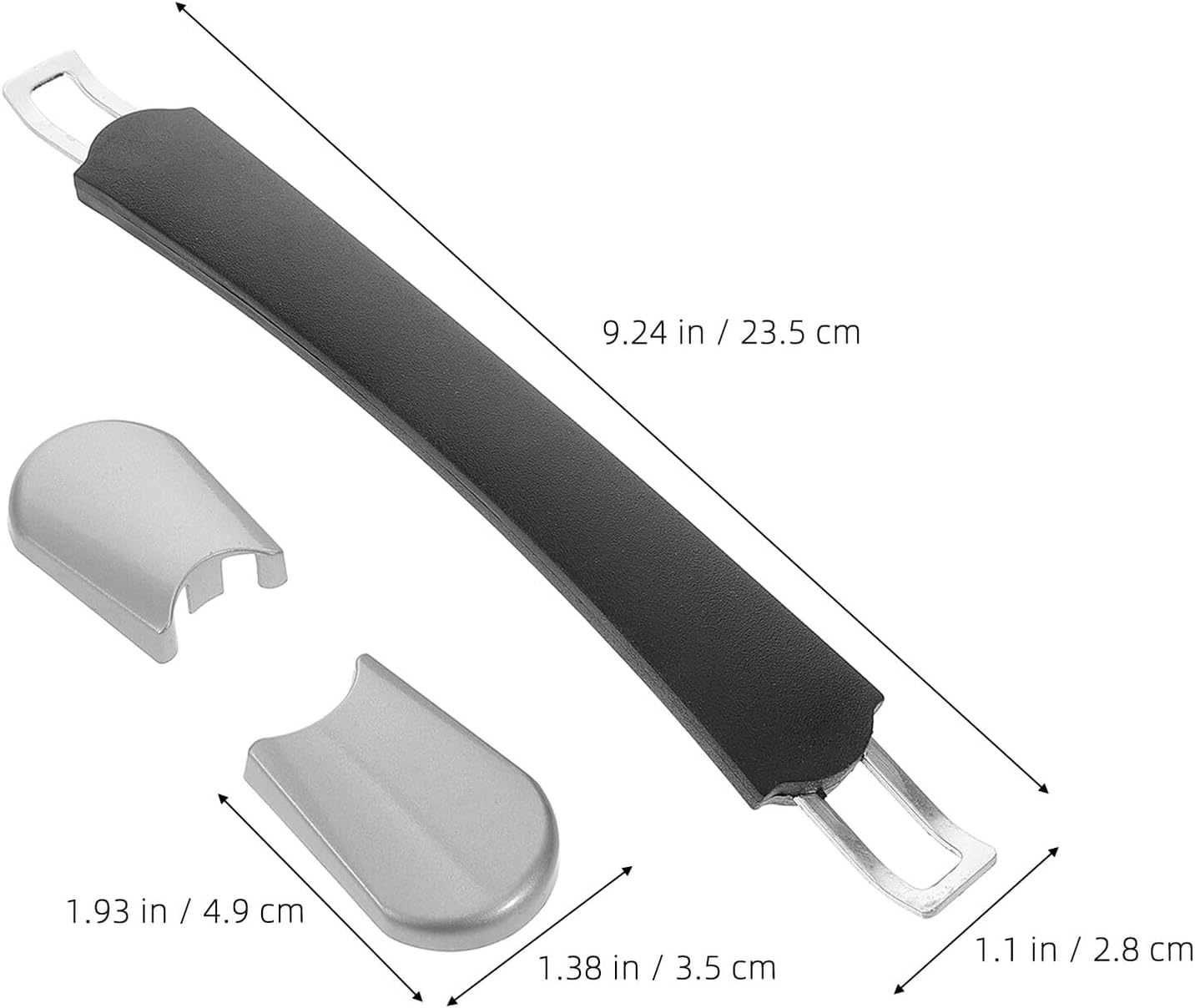 VALICLUD Replacement Suitcase Handle Grip Set, Sturdy Plastic Luggage Handle Repair Accessories with Ergonomic Design for Trolley Case Carrying and Travel Suitcase Maintenance image number 4