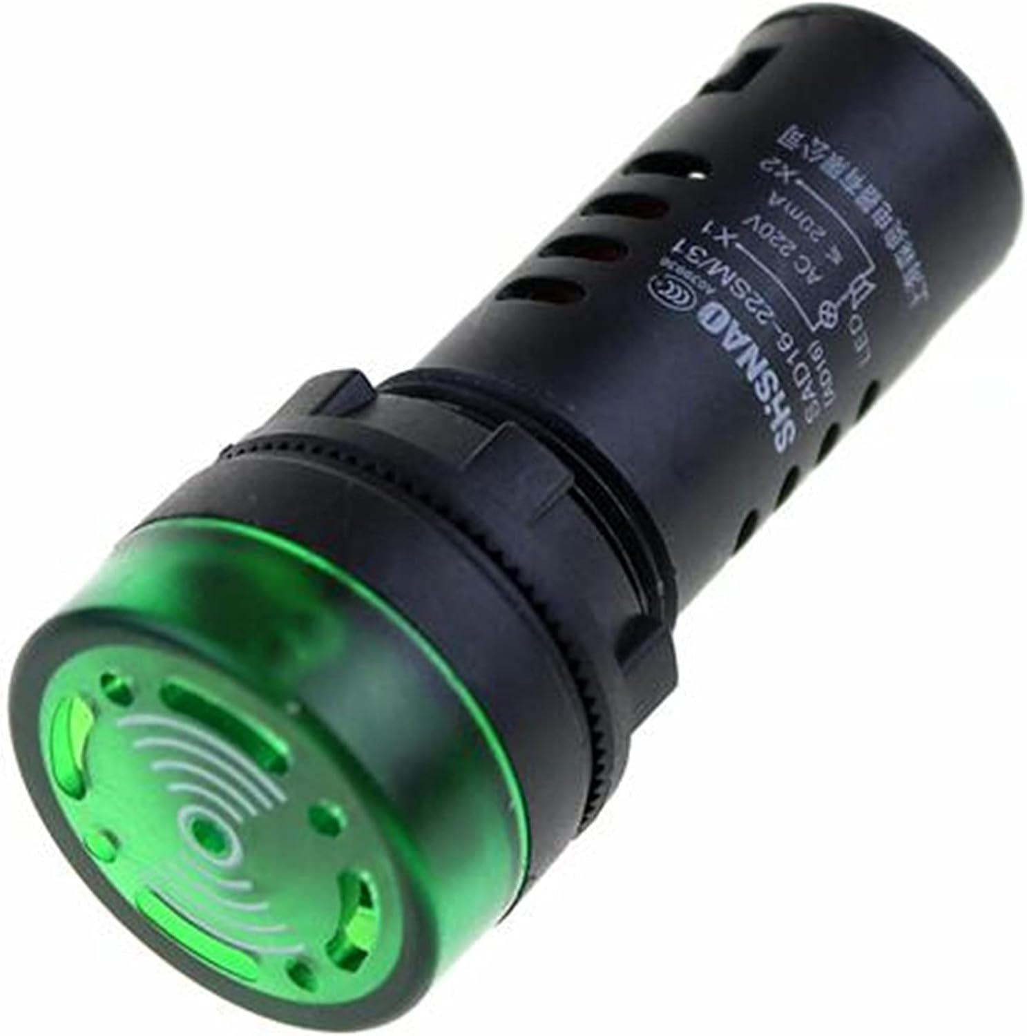 GUMMMY 1PCS AD16-22SM Intermittent Sound,Buzzer Alarm,22Mm 12V 24V 110V,220V Red Green Yellow. (Color : Red, Size : 24V)