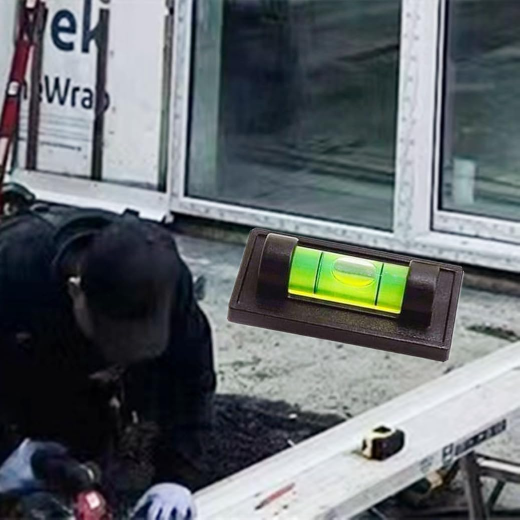 4Pcs Magnetic Bubble Spirit Level RV Standard Levels Magnet RV Levelers Tool for RV Camper, Travel Trailer, Motorhome, Tripod, Turntable, Phonograph (Set-A) image number 1