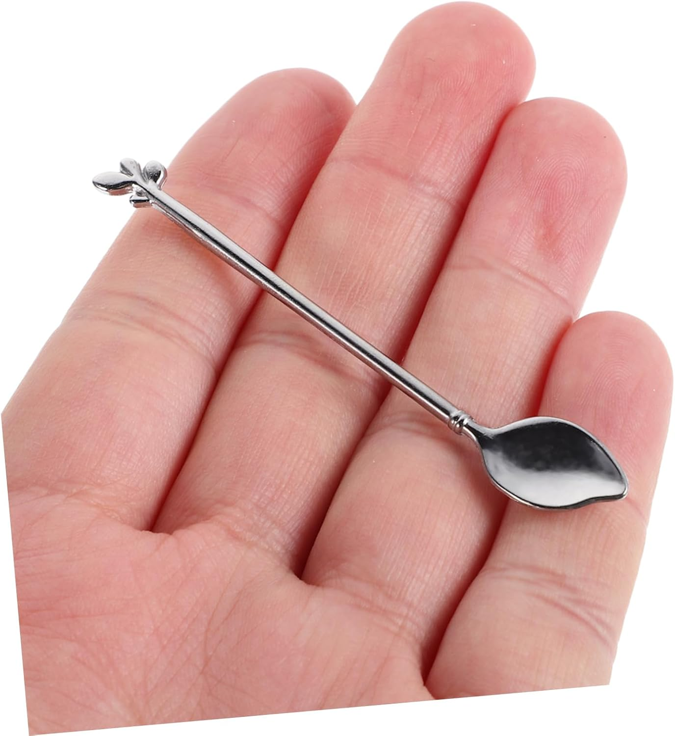 DEARMAMY Facial Cream Spoon Skincare Makeup Spatula Small Scoop for Cream Beauty Tool Portable image number 6