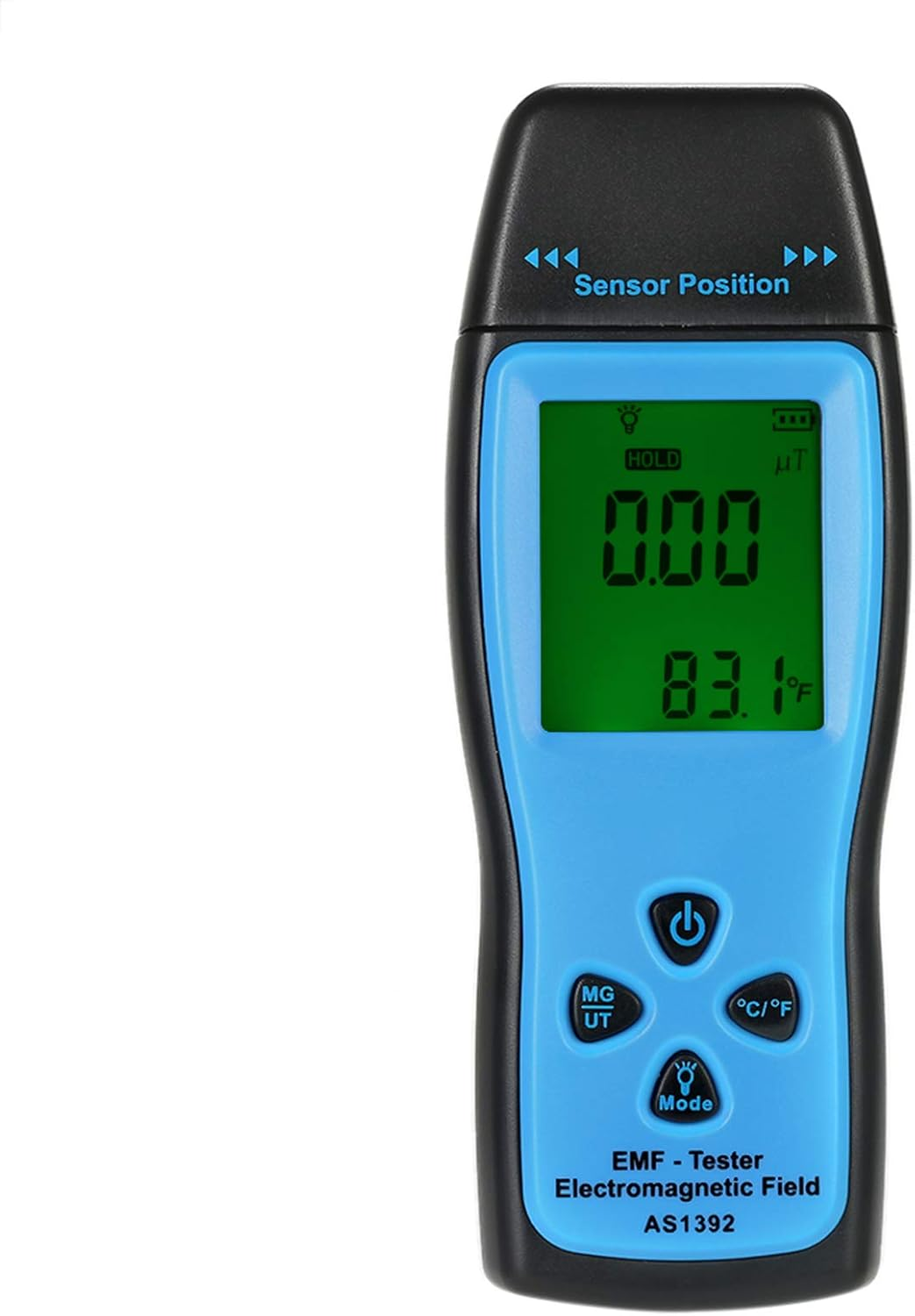 Domary Handheld Mini Digital LCD EMF Tester Electromagnetic Field Radiation Detector Meter Dosimeter Tester Counter image number 4