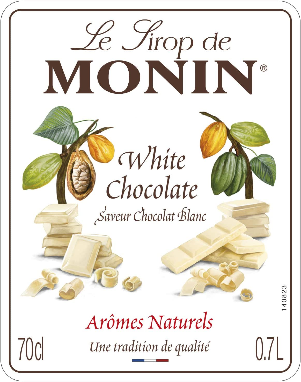 Monin White Chocolate Syrup, 700 Ml (Pack of 1), 730600 image number 5