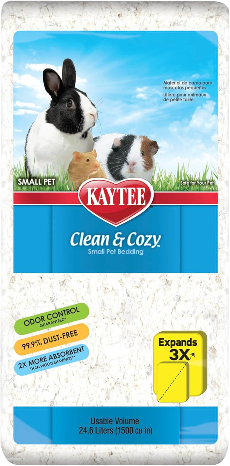 Kaytee Clean & Cozy White Bedding, 12.3 Liter image number 3