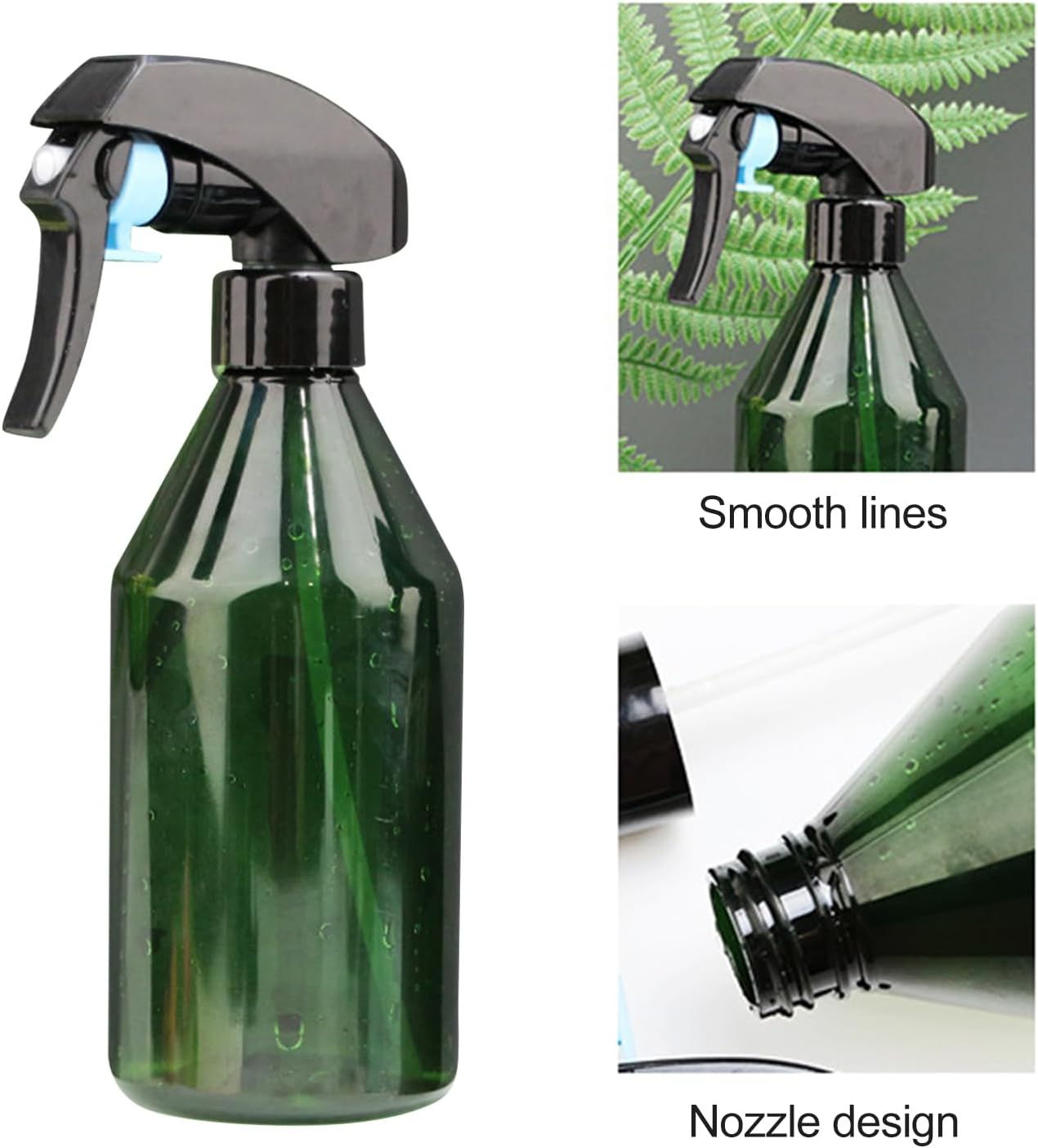 2Pcs Plant Spray Bottle,Fine Mist Spray Bottle for Cleaning Solution Gardening (Green) image number 5