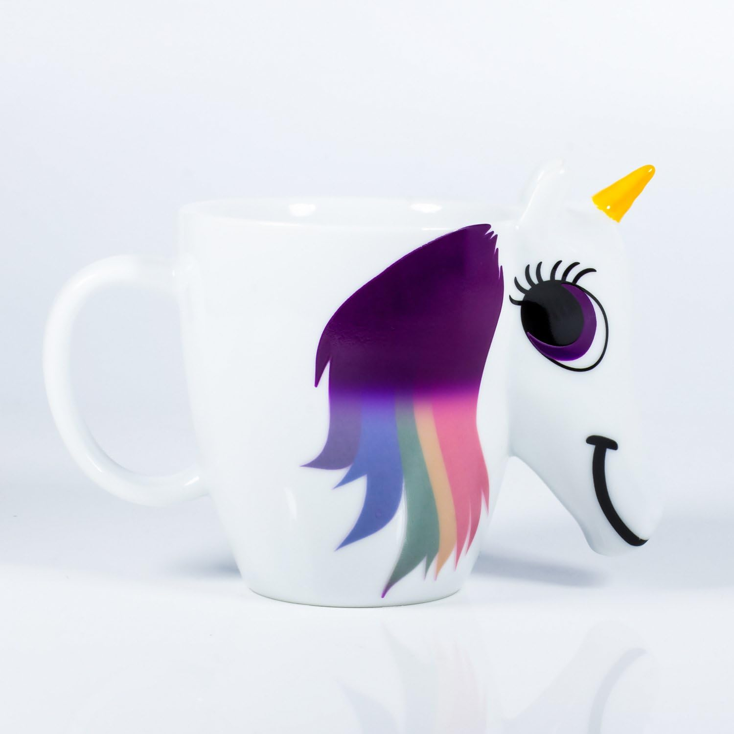 Thumbs up PANMUG Panda Mug Unicorn Morph 6 In. Multicolor image number 1