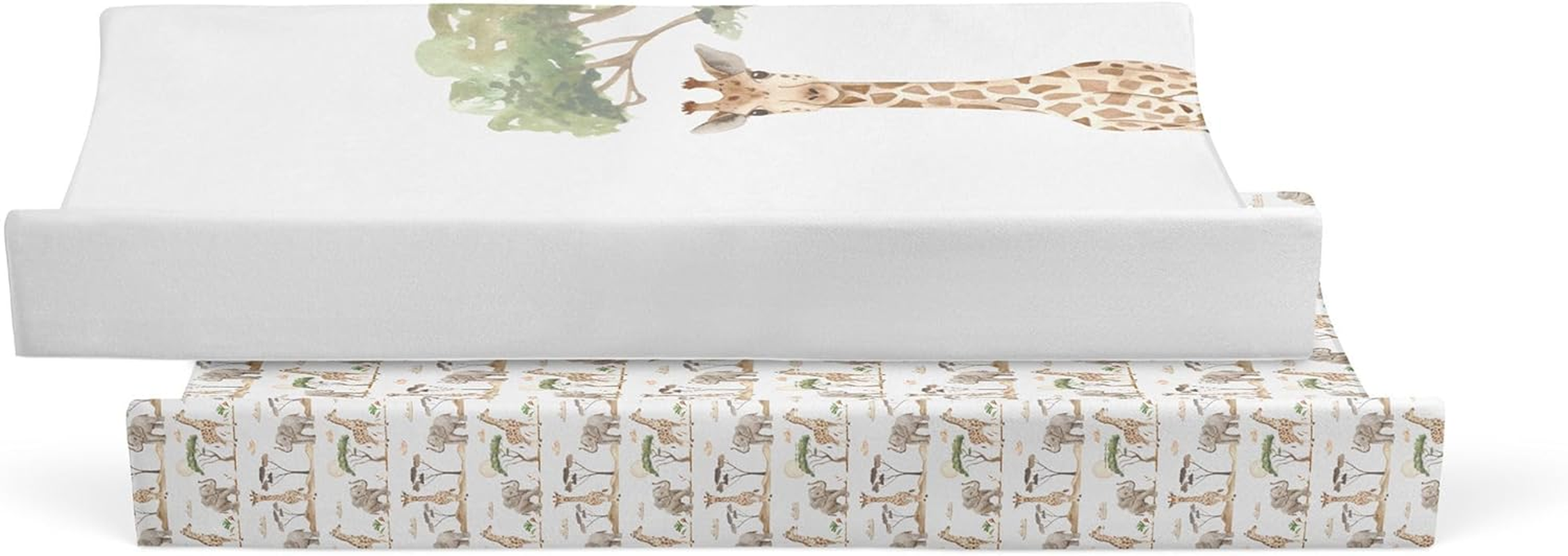 Bubba Blue Bamboo Adventure 2 PK Change Mat Covers image number 1