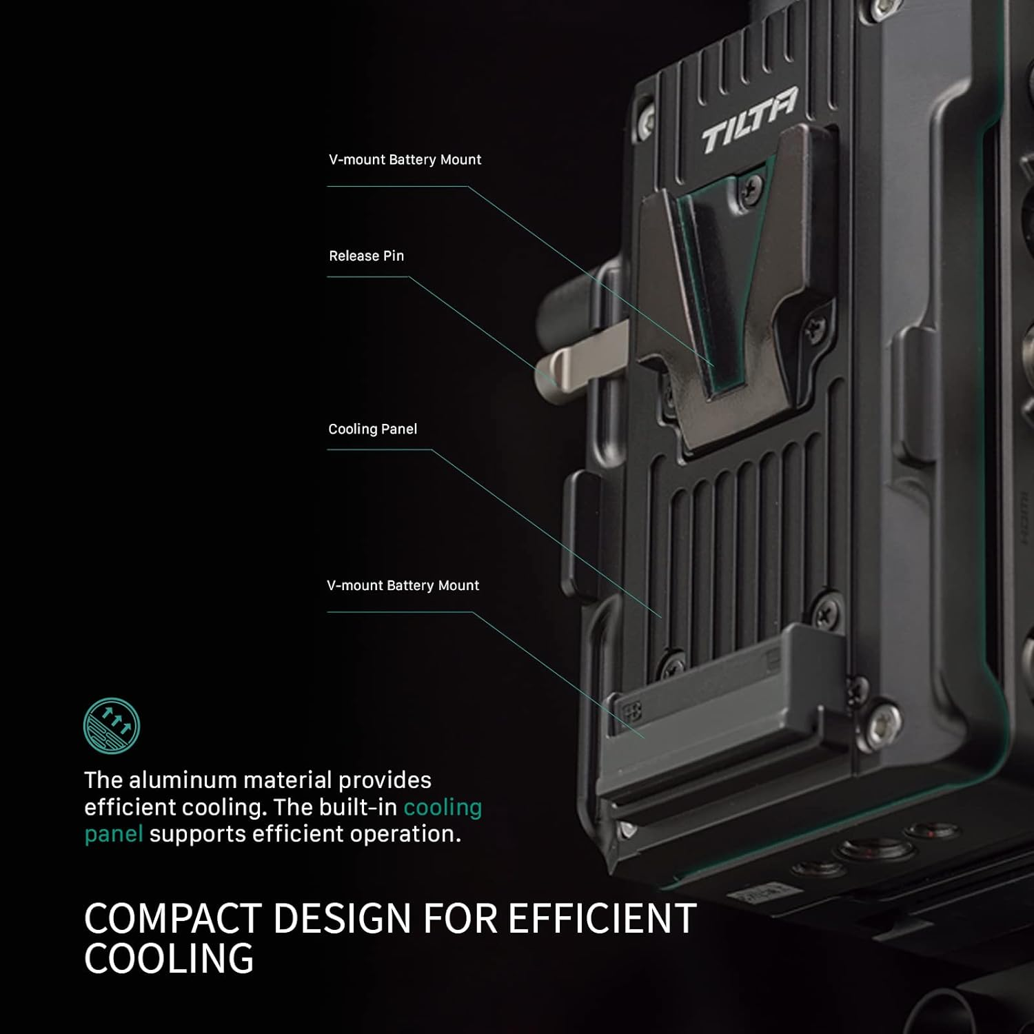 Tilta Power Supply Module for DJI Video Transmitter - V Mount TGA-DVT-V image number 1