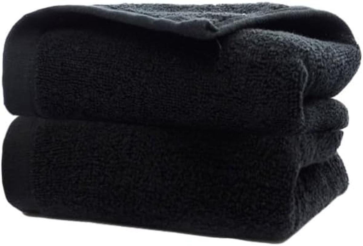 JININQ 700GSM 2Piece Hand Towels -100% Cotton for Bathroom,Kitchen,Beauty,Spa,Gym,Household Face Towel,Highly Absorbent Towels(13.7 X 29.5 Inches) (Blue)