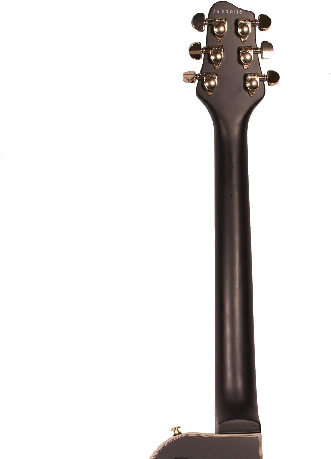 Sawtooth Heritage Series Left-Handed Maple Top Electric Guitar, Satin Black