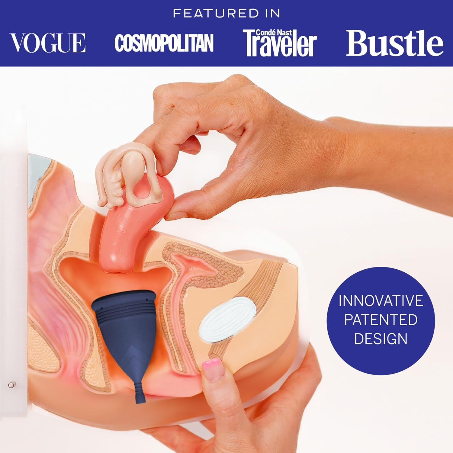 2 Pixie Menstrual Cups - No Metals or Toxins - 100% Medical-Grade Silicone - Ranked 1 for the Most Soft Reusable Period Cup - Wear 12 Hours - Tampon Alternative - Buy One We Give One (Combo) image number 3