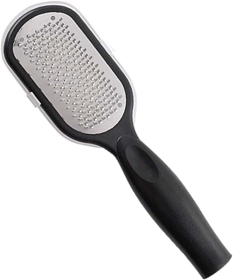 Foot Callus Remover Pedicure Scrubber Stainless Heel File Hard Skin Steel Foot Grater Heel File Hard Skin Rasp Durable and Clever