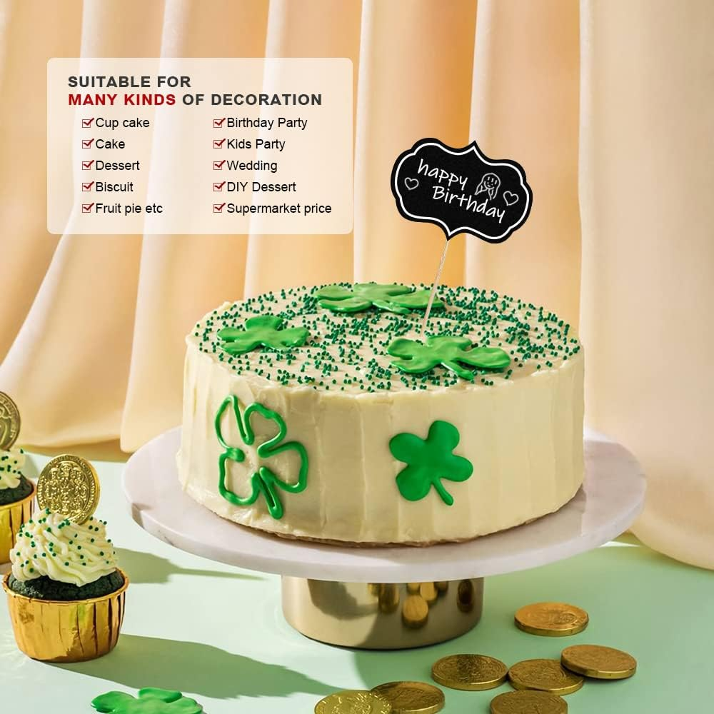 48 Pcs Cheese Markers for Charcuterie Board, Blank Toothpic Flags Black Cheese Labels, Buffet Labels Food Tags, Cupcake Name Tag Toppers image number 4