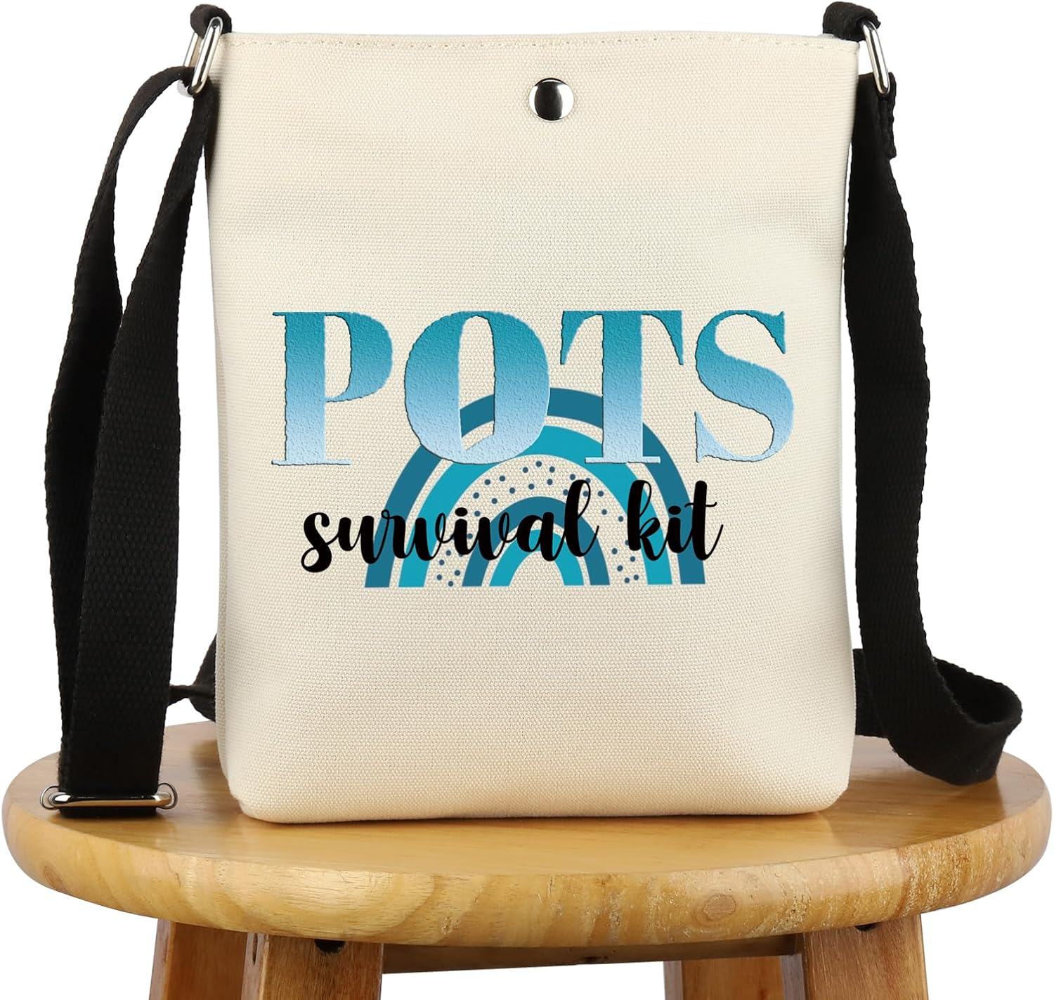 G2TUP POTS Awareness Gift POTS Survival Kit POTS Syndrome Fighter Warrior Cosmetic Bag Dysautonomia Awareness Gift, POTS Survival Kit MB