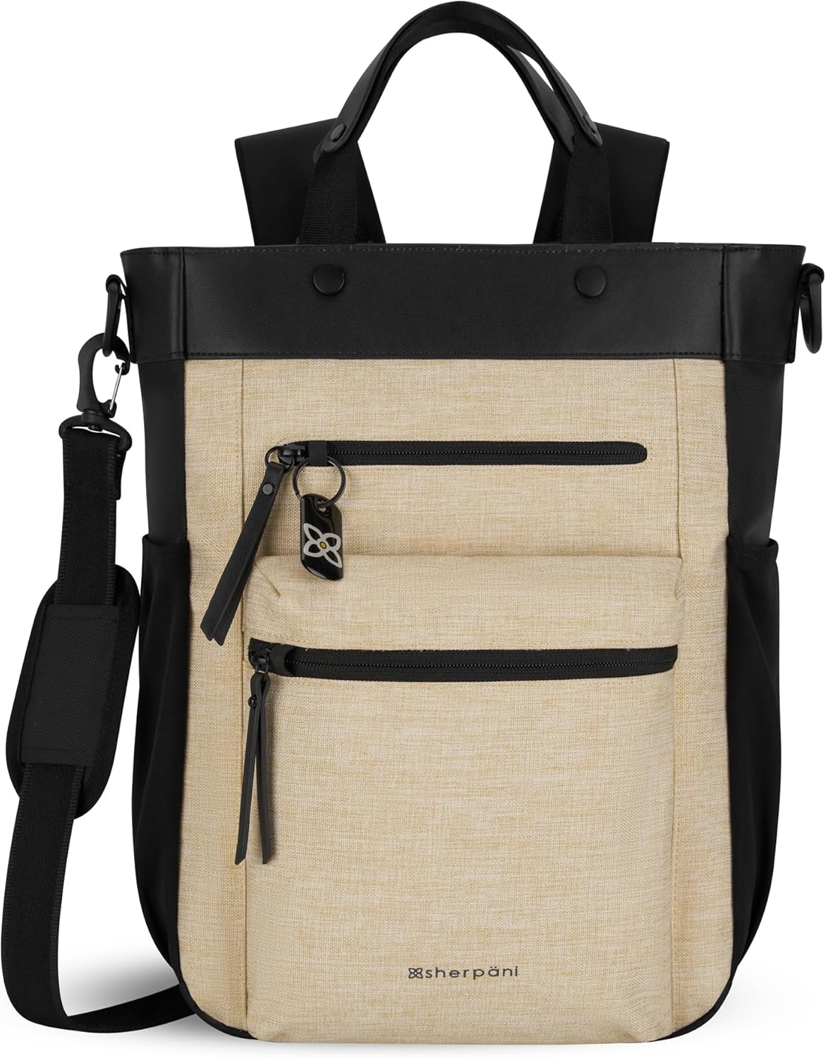 Sherpani Soleil, anti Theft Convertible Backpack, Travel Purse, Fits 15 Inch Laptop - Sterling - Lite image number 3