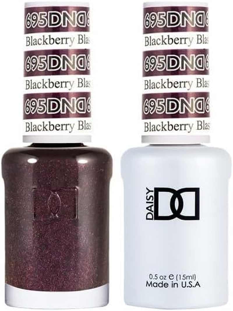 DND 695 Blackberry Blast - Daisy Collection Gel & Lacquer Duo 15Ml