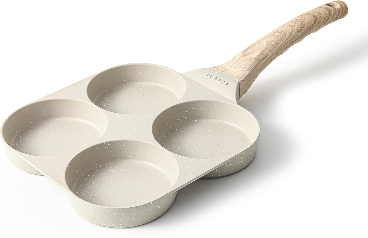 Carote Fried Egg Fry Pan, Partitions, Gas Fire, Induction Compatible, PFOA PFOS Free, 4 Hole round Frying Pan, Multi-Pan, Breakfast Pan, Non-Stick, Easy to Clean, Large Grill, Bento Box, Imagawa-Yaki, image number 6