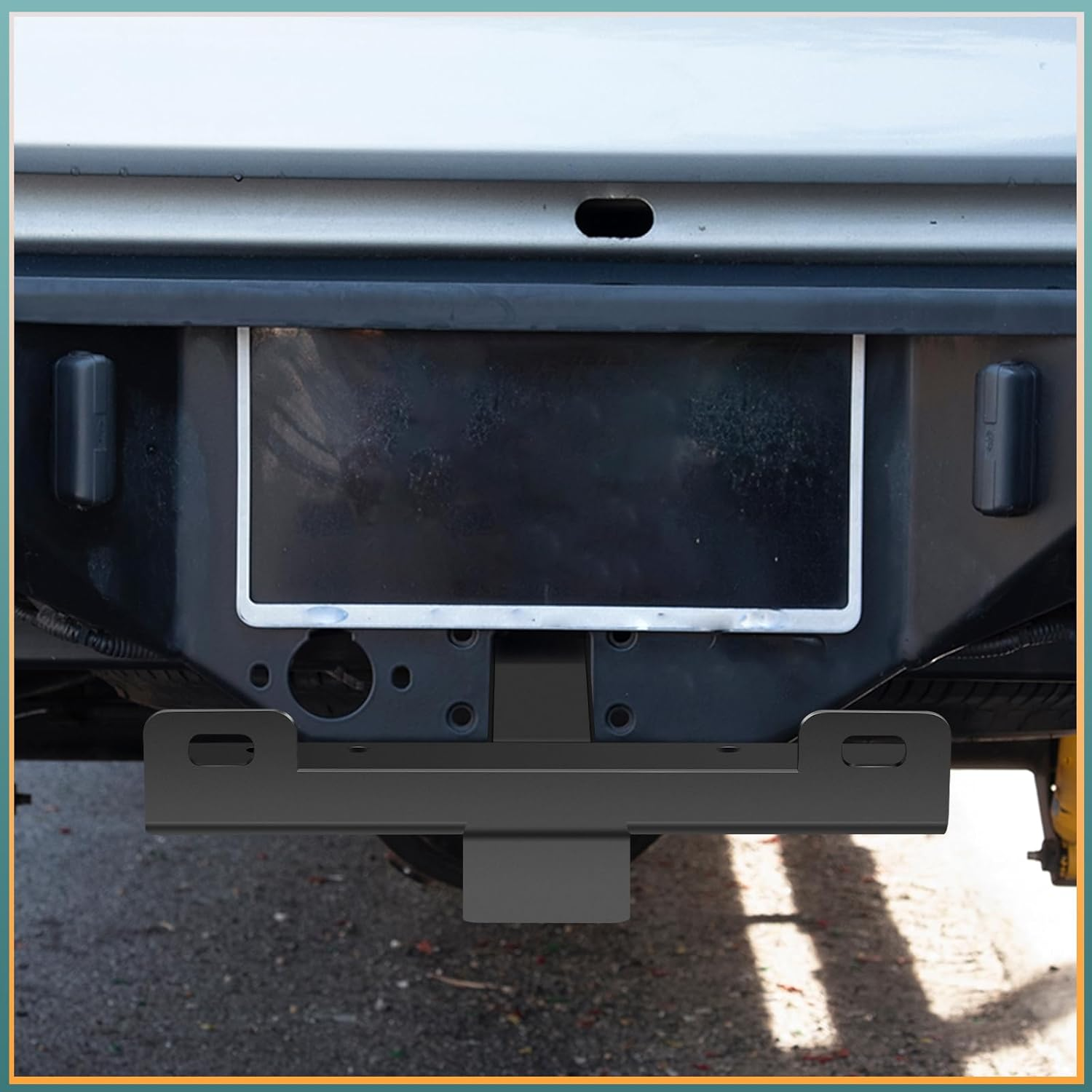 Winch Hitch Cradle Mount Plate, Dack Universal Receiver 10 X 4 1/2 Winch Mounting with 2''Receiver Hitch for Recovery Winches Heavy-Duty 15000Lbs Capacity for ATV UTV Truck image number 1