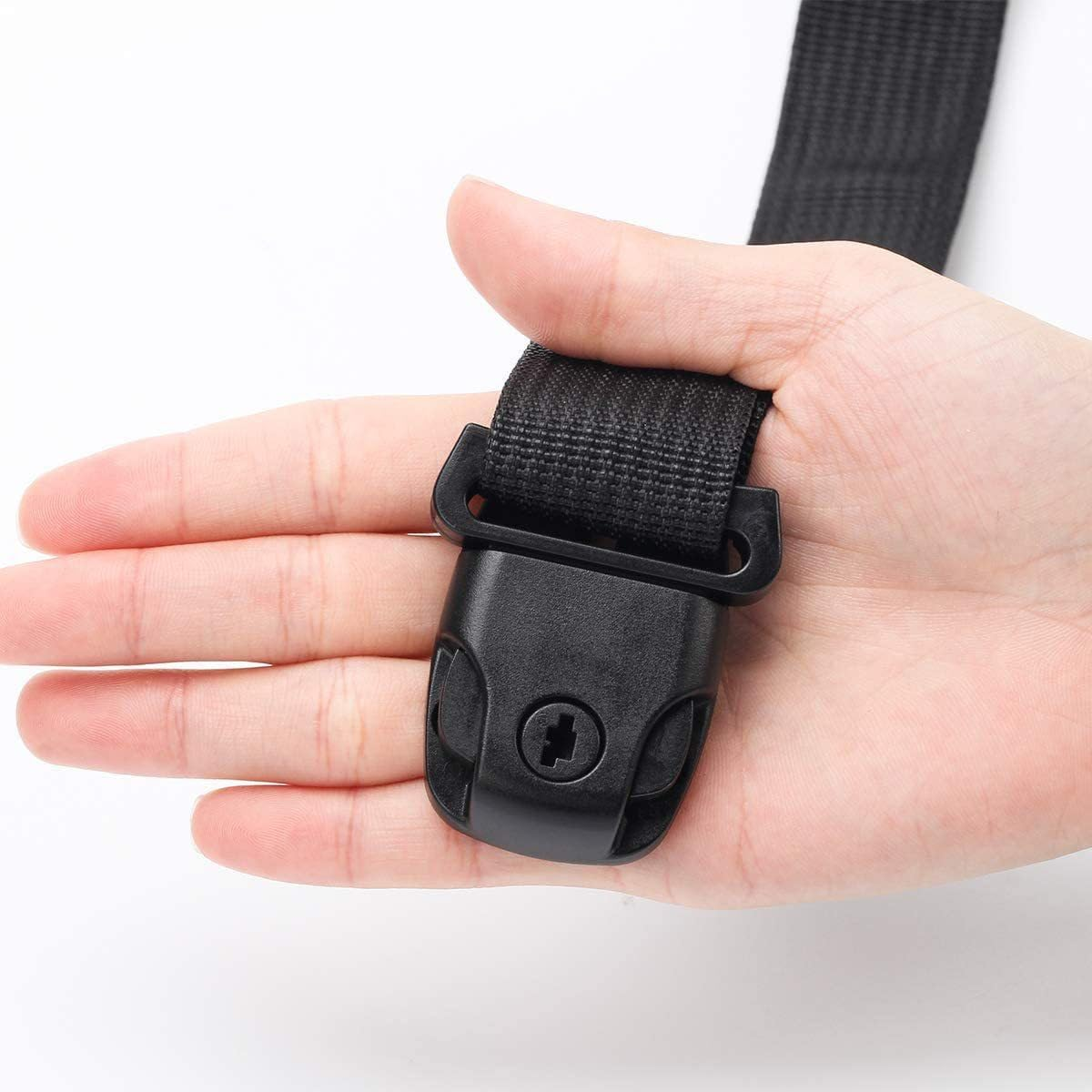 Durable Plastic Hot Tub Cover Clips Set - 4 Pcs Child-Safe Latch Replacement Kit with Key, Screws & Wide Strap Fit - Spa/Jacuzzi Accessories for Broken Cover Repair image number 5